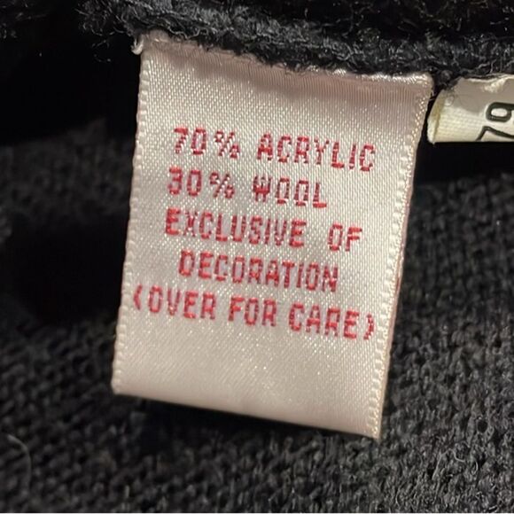 Susan Bristol Reindeer Cardigan Sweater‎ Long Sleeves Sz Small Holiday Christmas - Picture 8 of 10